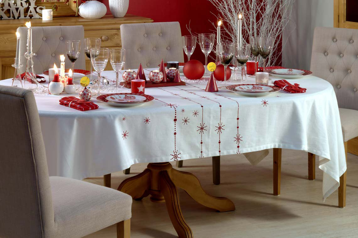 Table de Noël Interior's : collection Noël chic